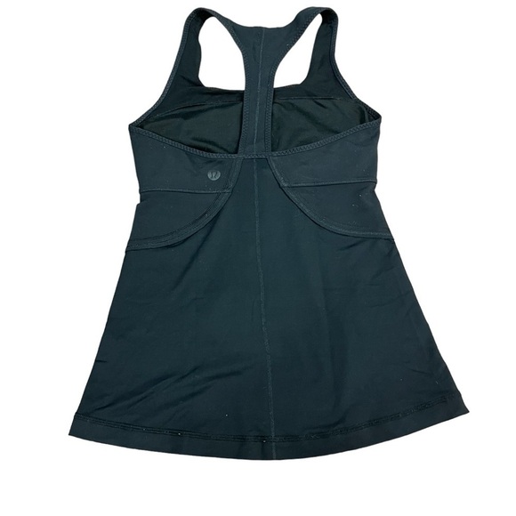 Lululemon athletic Black Power Up Tank Sz 6 - Picture 2 of 7